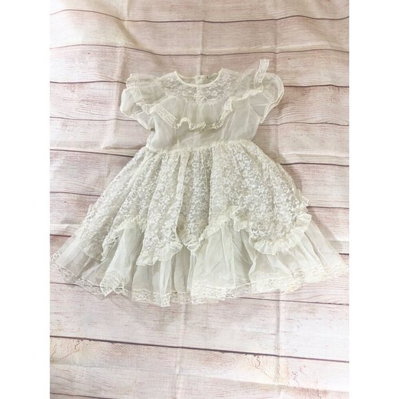 Vintage 1950's First Lady of The Party By Merry Girl - Girls Mesh Dress - No Siz - Picture 6 of 13